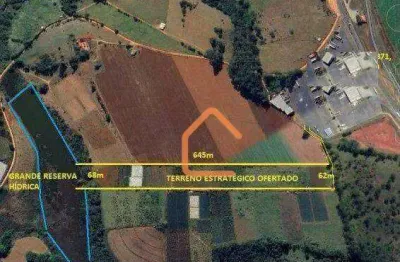 Terreno à venda, 40000 m² por r$ 4.800.000 - cruz alta - pouso alegre/mg