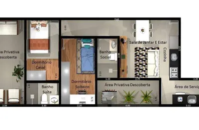 Apartamento à venda na Rua José J Cardoso de Melo Neto, Parque São Vicente, Mauá