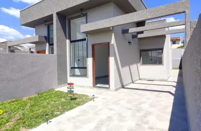 Casa 03 quartos, suíte e pé direito alto em araucaria. excelente acabamento