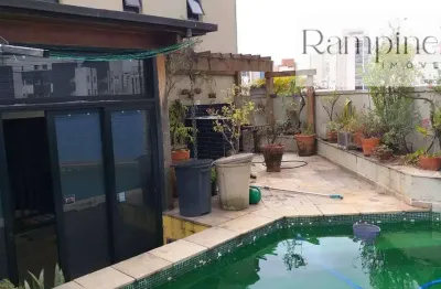 Apartamento duplex em cobertura com piscina 262 m2 de area total !!