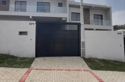 Aceita 100% financiamento  LANÇAMENTO – RESIDENCIAL BRUNATTO   Rua Judith Brunato Cantador – Costeira, Araucária/PR  Viva em um sobrado novo, moderno e com acabamento de alto padrão, localizado em uma
