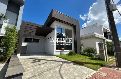 Casa em condomínio fechado com 2 quartos para alugar na das cerejeiras, 43, parque da matriz, gravataí por r$ 3.900