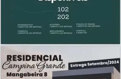 Apartamento 2 dormitórios à venda mangabeira joão pessoa/pb