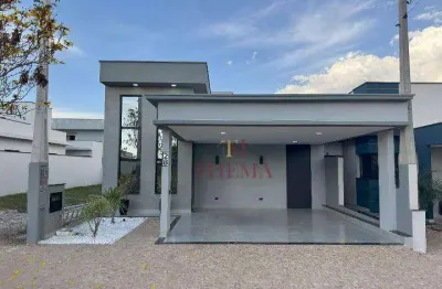 Casa à venda no condomínio ágape em piracicaba sp, 3 quartos e área gourmet com piscina