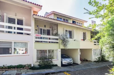 Casa em condomínio fechado com 3 quartos à venda na rua padre joão batista reus, --, tristeza, porto alegre por r$ 929.000