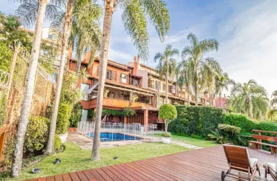 Casa em condomínio fechado com 4 quartos à venda na rua doutora aurora nunes wagner, --, santa tereza, porto alegre por r$ 6.000.000