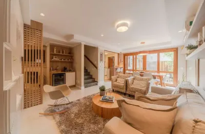 Casa em condomínio fechado com 3 quartos à venda na travessa pedra redonda, --, jardim isabel, porto alegre por r$ 1.390.000