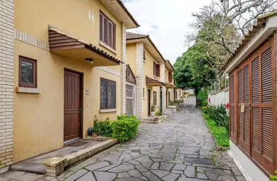 Casa em condomínio fechado com 3 quartos à venda na rua doutor barcelos, --, tristeza, porto alegre por r$ 580.000