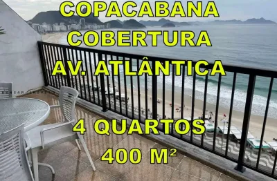 Cobertura para Venda em Rio de Janeiro, Copacabana, 4 dormitórios, 2 suítes, 6 banheiros, 3 vagas