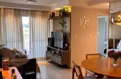 Apartamento para locação em araçatuba-sp, condomínio residencial luisa