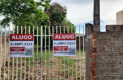 Terreno comercial para alugar na Vila Mendonça, Araçatuba 