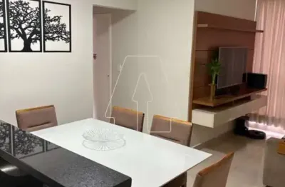 Apartamento com 3 quartos à venda na doutor pontes de miranda, 433, morada dos nobres, araçatuba por r$ 240.000