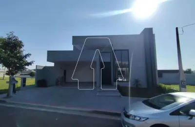 Casa em condomínio fechado com 3 quartos à venda no santa luzia, araçatuba  por r$ 1.650.000