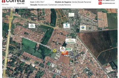 Terreno à venda na antônio dos santos ribeiro, s/n, conjunto habitacional doutor antônio villela silva, araçatuba por r$ 1.600.000