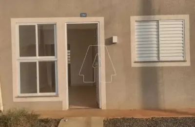 Casa em condomínio fechado com 2 quartos para alugar na 06, 288, residencial paquerê, araçatuba por r$ 800