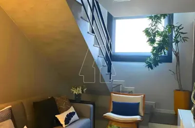 Cobertura com 2 quartos à venda no conjunto habitacional pedro perri, araçatuba  por r$ 410.000