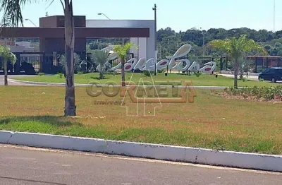 Terreno em condomínio fechado à venda no aeroporto, araçatuba  por r$ 120.000