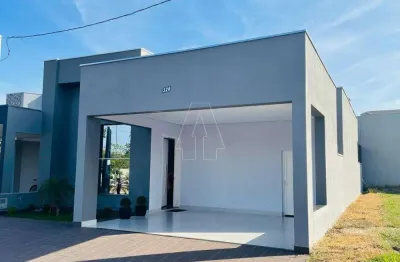 Casa em condomínio fechado com 3 quartos à venda na aguinaldo fernando dos santos, s/n, aeroporto, araçatuba por r$ 850.000
