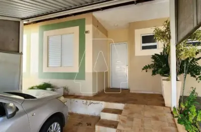 Casa em condomínio fechado com 2 quartos à venda na aguinaldo fernando dos santos, 965, aeroporto, araçatuba por r$ 180.000