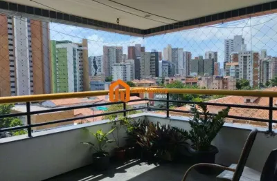 Apartamento com 4 quartos à venda na rua leonardo mota, --, meireles, fortaleza por r$ 850.000
