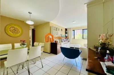 Apartamento com 3 quartos à venda na josé barreto parente, --, engenheiro luciano cavalcante, fortaleza por r$ 330.000