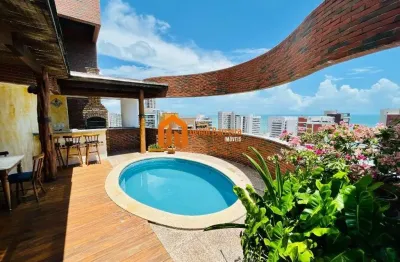 Cobertura com 5 quartos à venda na rua silva jatahy, --, meireles, fortaleza por r$ 3.900.000