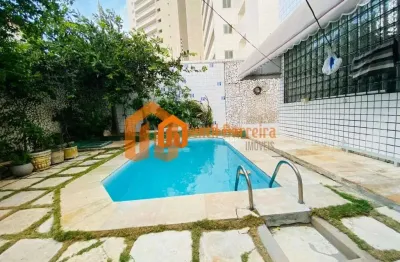 Casa em condomínio fechado com 4 quartos à venda na rua jornalista nertan macêdo, --, cocó, fortaleza por r$ 1.199.000