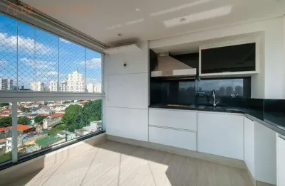 Lindo apartamento de 114m2 com varanda gourmet e 3 dormitórios em santa teresinha