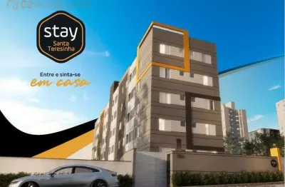 Apartamento funcional em santa teresinha, 39,90 e 40m2 com lazer