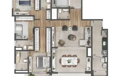 Apartamento com 3 quartos à venda na Avenida Nova Cantareira, 2466, Tucuruvi, São Paulo