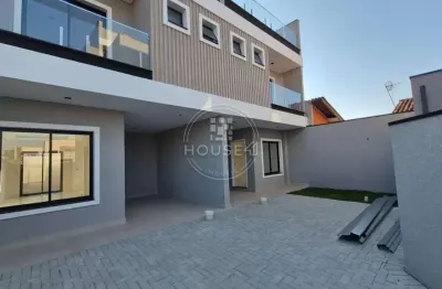 Casa em condomínio fechado com 3 quartos à venda na rua tereza magrin buso, sítio cercado, curitiba, 103 m2 por r$ 650.000