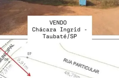 Terreno murado a venda na chacara ingrid em taubaté
