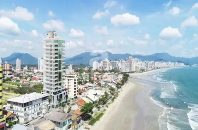 Em construção | excelente cobertura a 50m do mar com 3 suítes, 2 vagas de garagem no perequê em porto belo/sc - imobiliária áfrica, pereque, porto belo - sc