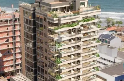 Ed. aquarela, com 3 a 4 suítes, 152 a 210 m², praia central, guaratuba - pr