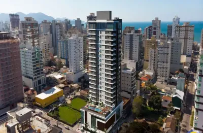 Em construção | ótimo apartamento 3 suítes, 2 vagas de garagem na meia praia em itapema/sc - imobiliária áfrica