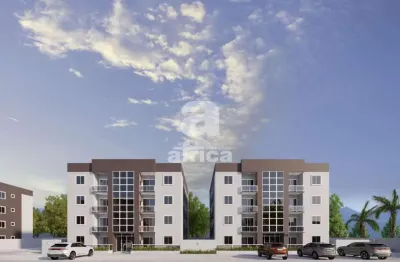 Condomínio fechado | ótimo empreendimento 2 quartos com vaga de garagem em porto belo/sc - imobiliária áfrica, pereque, porto belo - sc