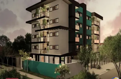 Lançamento , praia vila eliana, guaratuba pr. apto. com 2 quartos, sendo 1 suíte, sala de estar/jantar, banheiro social, sacada com churrasq.