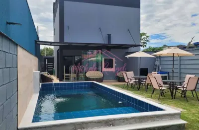 Casa mobiliada em condomínio fechado - 3 suítes - piscina privativa