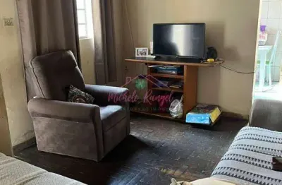 Casa antiga no jd. são josé - região central - 4 cômodos + edícula fundo