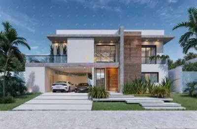 Casa de alto padrão no condomínio vivva – 3 suítes, projeto moderno e vista