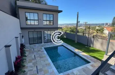 Casa em condomínio fechado com 3 quartos para alugar na alameda carlos de carvalho vieira braga, 470, chácaras alpina, valinhos por r$ 6.800