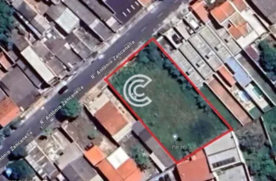 Terreno à venda na rua antônio zancanella, 568, cidade satélite íris, campinas por r$ 630.000