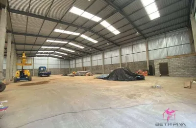 Barracão para alugar, 850 m² por r$ 10.000,00/mês - loteamento industrial anhanguera - leme/sp