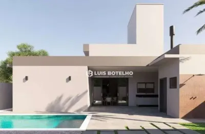 Casa térrea em construção no condomínio residencial villa bela vista com 3 suítes e 4 vagas de garag