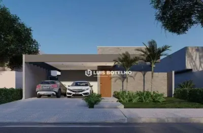 Casa térrea em construção no Condomínio Belmonte Piracicaba com 3 suítes e 4 vagas de garagem - R$ 8