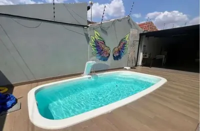 Casa chacara para lazer à venda do lado do examine dos palmeiras - jardim guanabara, rio claro,-sp