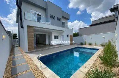 Sobrado no condomínio residencial villa bela vista com 3 suítes e 4 vagas de garagem - r$ 1.840.000,