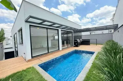 Casa semi-térrea no condomínio residencial villa d'aquila com 3 suítes e 6 vagas de garagem - r$ 1.5