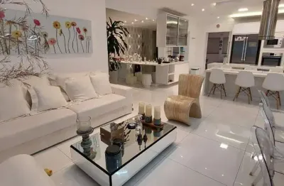 Apartamento garden com 3 dormitórios à venda, 203 m² por r$ 2.980.000,00 - gonzaga - santos/sp