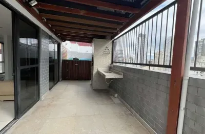 Cobertura com 4 dormitórios à venda, 191 m² por r$ 1.450.000,00 - embaré - santos/sp